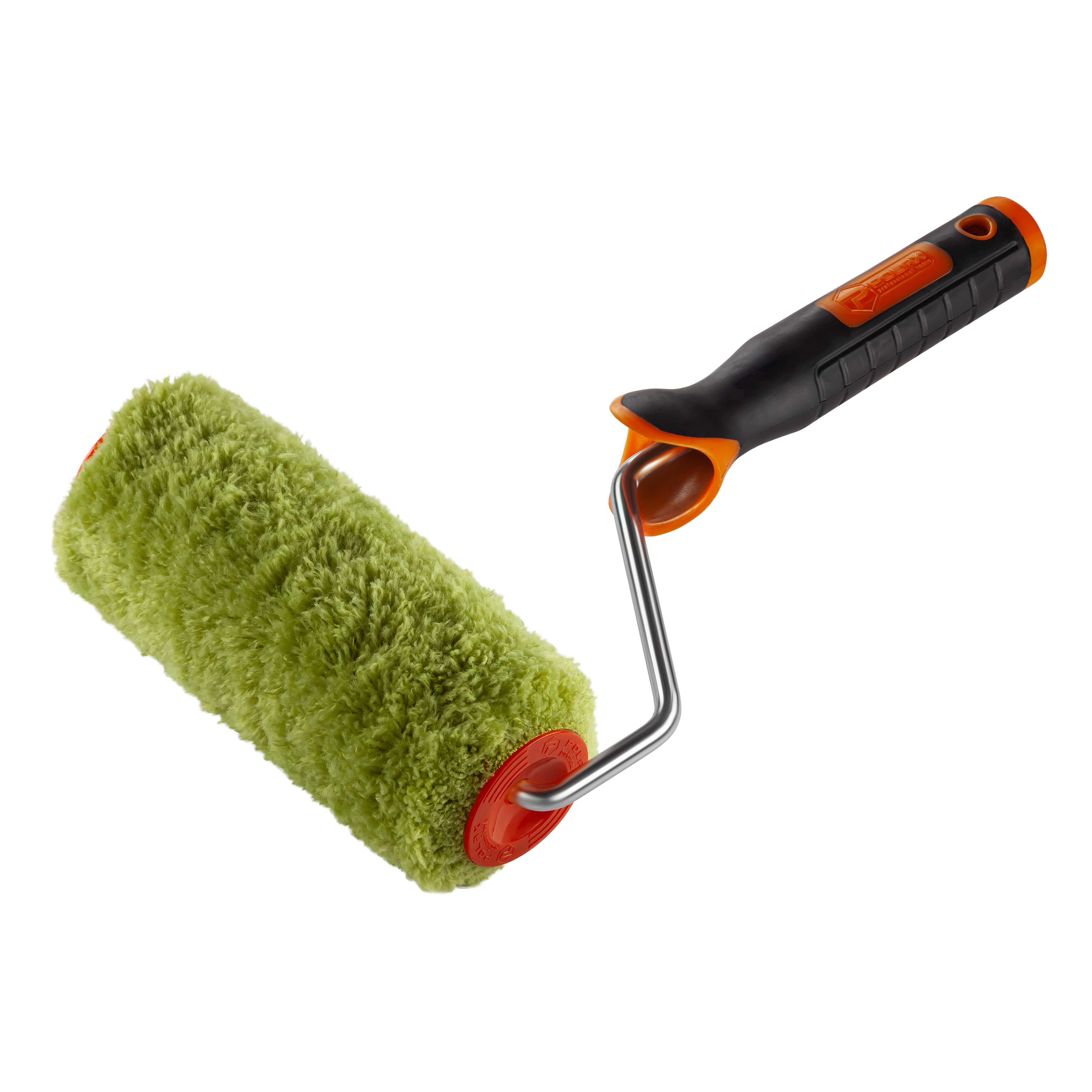 Валик "Сінтекс" 8 Х 48 Х 180 мм з ручкою до валика 8 Х 180 мм, POLAX